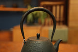 Nanbu Ironware Iron Kettle “Blue Lace Flower” 1.1L By Studio Nanohana, Nami Sasaki