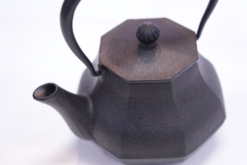 Nambu Ironware, 2-in-1 Iron kettle and teapot type, MIYABI, black, 0.4L