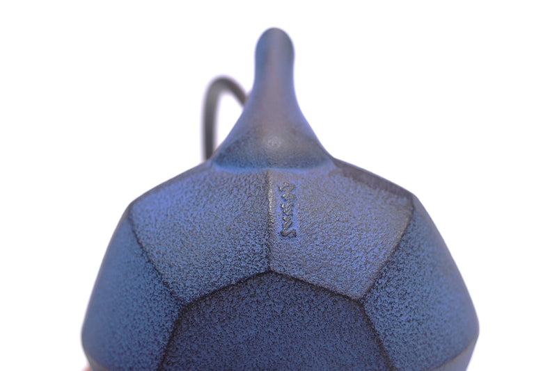 Nambu Ironware, 2-in-1 Iron kettle and teapot type, MIYABI, blue, 0.4L