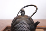 Nambu Ironware, Iron Kettle, HARINEZUMI (Hedgehog) 0.7L, Murasaki by Craftman Ryo Murakami