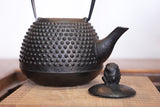 Nambu Ironware, Iron Kettle, HARINEZUMI (Hedgehog) 0.7L, Murasaki by Craftman Ryo Murakami