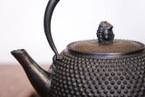 Nambu Ironware, Iron Kettle, HARINEZUMI (Hedgehog) 1.6L, Murasaki by Craftman Ryo Murakami