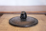 Nambu Ironware, Iron Kettle, HARINEZUMI (Hedgehog) 1.6L, Murasaki by Craftman Ryo Murakami