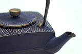Nambu Ironware, 2-in-1 Iron kettle and teapot type, SQUARE ARARE, STARRY NIGHT, 0.6L
