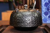 Nambu Ironware, Iron Sand Kettle, HIRANAMBU SAKURA, 2.0L, Seiryudo by Traditional Craftsman, Kosei Oikawa