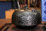 Nambu Ironware, Iron Sand Kettle, HIRANAMBU SAKURA, 2.0L, Seiryudo by Traditional Craftsman, Kosei Oikawa