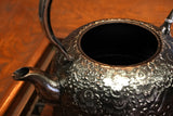 Nambu Ironware, Iron Sand Kettle, HIRANAMBU SAKURA, 2.0L, Seiryudo by Traditional Craftsman, Kosei Oikawa