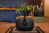 Nambu Ironware, Japanese cast Iron Kettle Tetsubin, MARU NAMBU ARARE 1.8L, Seiryudo  by Traditional Craftsman Kousei Oikawa