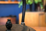 Nambu Ironware, Japanese cast Iron Kettle Tetsubin, MARU NAMBU ARARE 1.8L, Seiryudo  by Traditional Craftsman Kousei Oikawa