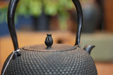 Nambu Ironware, Japanese cast Iron Kettle Tetsubin, MARU NAMBU ARARE 1.4L, Seiryudo  by Traditional Craftsman Kousei Oikawa