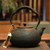 Nanbu Ironware Iron Kettle Flower Wreath 0.8L By Studio Nanohana, Nami Sasaki