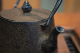 日本南部鐵器 鐵瓶 凸線形  雙龍 1.5L 松鹿堂 傳統工藝士 菊池真吾製作