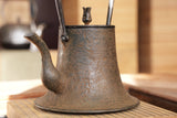 日本南部铁器 铁瓶 富士型 松树 0.7L 松鹿堂 传统工艺士 菊池真吾制作