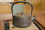 Nambu Ironware, Iron Kettle, KATAITOME, 1.4L, Shokado  by Traditional Craftsman Shingo Kikuchi