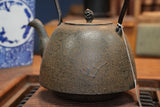 Nambu Ironware, Iron Kettle, NAMBU-GATA Large, MOKUREN (Magnolia) 2.2L, Shokado by Traditional Craftsman Shingo Kikuchi
