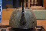Nambu Ironware, Iron Kettle, NAMBU-GATA Large, MOKUREN (Magnolia) 2.2L, Shokado by Traditional Craftsman Shingo Kikuchi
