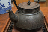 Nambu Ironware, Iron Kettle, HIRAKOSHIKI XL, MOKUREN (Magnolia) 2.8L, Shokado by Traditional Craftsman Shingo Kikuchi