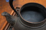 Nambu Ironware, Iron Kettle, HIRAKOSHIKI XL, MOKUREN (Magnolia) 2.8L, Shokado by Traditional Craftsman Shingo Kikuchi