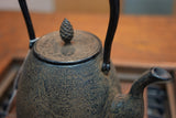 日本南部鐵器 鐵瓶 南部形 若竹 1.3L 松鹿堂 傳統工藝士 菊池真吾製作