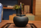Nambu Ironware, Iron Kettle, Houtoku Kiku(Chrysanthemum), black, 0.8L