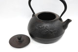 Cast Iron Kettle - Testubin, HEISEI MARU UMA HADA, black, 1.0L, Authentic Japanese Nambu Ironware