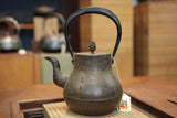 日本南部鐵器 鐵瓶 鶴首肌 1.2L 松鹿堂 傳統工藝士 菊池真吾製作