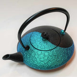 2-in-1 Cast iron kettle and teapot type, YIN AND YANG, Kawasemi (jade green), 0.75L, Authentic Japanese Nambu Ironware Tetsubin