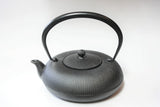 2-in-1 Cast iron kettle and teapot type, TATEME, black, 0.8L, Authentic Japanese Nambu Ironware Tetsubin