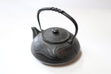 2-in-1 Cast iron kettle and teapot type, DRAGONFLY, black, 0.5L, Authentic Japanese Nambu Ironware Tetsubin