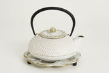 Nambu المشغولات الحديدية, ابريق الشاي, REIWA ARARE, with trivet mat, 0.5L