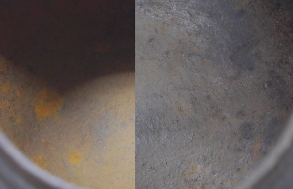 How to remove rust from Nambu cast iron kettle(Tetsubin)