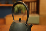 Nanbu Ironware Iron Kettle “Blue Lace Flower” 1.1L By Studio Nanohana, Nami Sasaki
