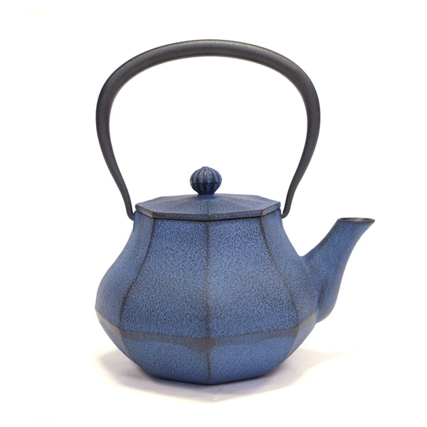 日本南部铁器 二合一铁瓶兼用茶壶型 雅 蓝色 0.4L