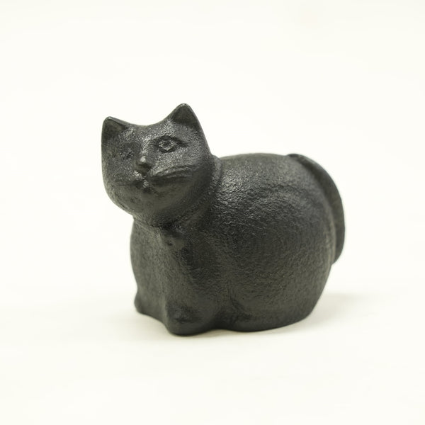 Nambu Ironware, Paperweight The Thinking Cat