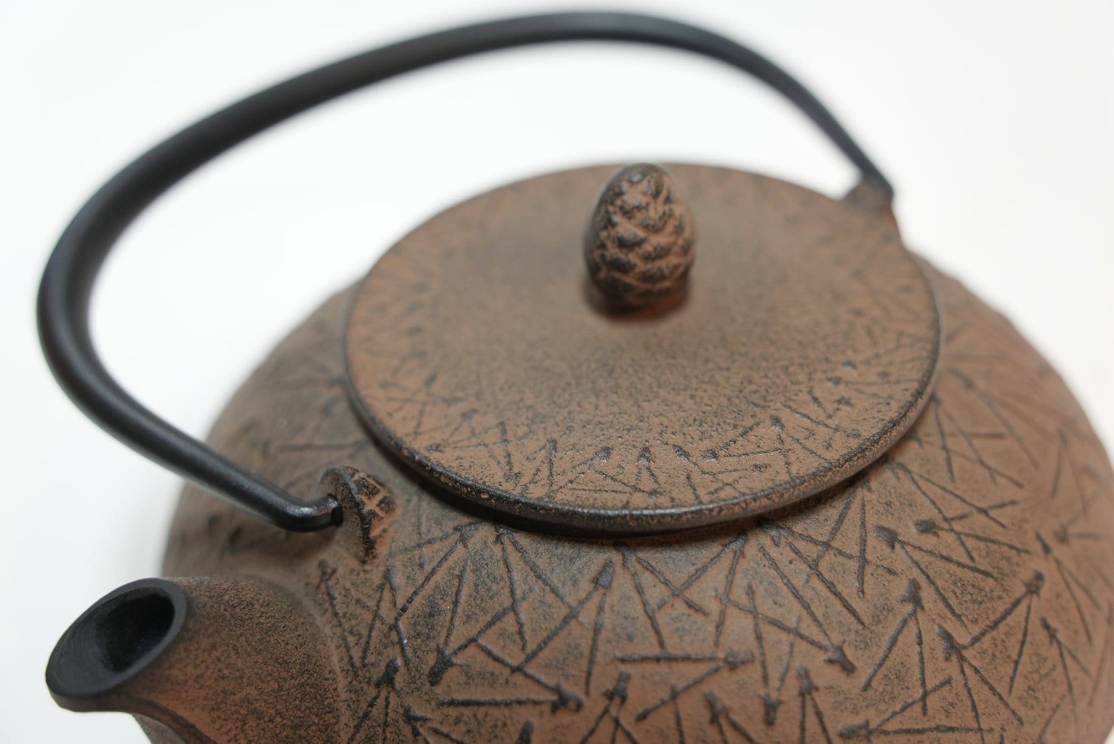 2-in-1 Cast iron kettle and teapot type, MATSUBA (PINE