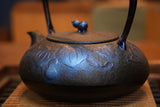 Nambu Ironware, Iron Kettle, HISAGO (Gourd), azure, 1.2L