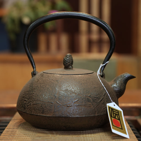 Japanese Nambu Tekki Cast Iron Kettle Lg