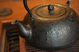 Nambu Ironware, Iron Kettle, SHIN-HOUJYU TSUBAKI(Camellia), 2.0L, Shokado  by Traditional Craftsman Shingo Kikuchi