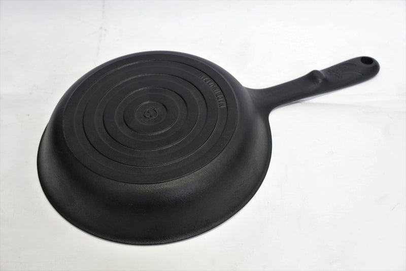 Nambu Ironware Cast Iron Frying Pan / Skillet, ASANO - Traditional Japanese Hemp leaf Pattern