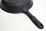 Nambu Ironware Cast Iron Frying Pan / Skillet, ASANO - Traditional Japanese Hemp leaf Pattern