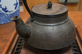 Nambu Ironware, Iron Kettle, HIRAKOSHIKI XL, MOKUREN (Magnolia) 2.8L, Shokado  by Traditional Craftsman Shingo Kikuchi