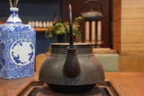 Nambu Ironware, Iron Kettle, HIRAKOSHIKI XL, MOKUREN (Magnolia) 2.8L, Shokado  by Traditional Craftsman Shingo Kikuchi