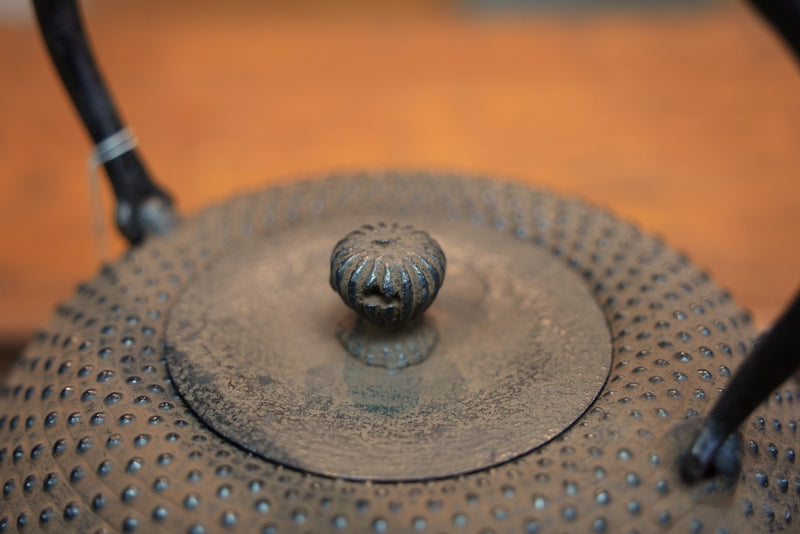 日本南部鐵器 鐵瓶 新寶珠大 霰 2.0L 松鹿堂 傳統工藝士 菊池真吾製作