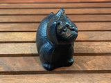 日本南部鐵器 鎮紙 沈思的貓