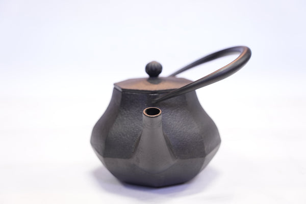 Nambu المشغولات الحديدية, غلاية حديدية - نوع ابريق شاي (ثنائي الاتجاه), MIYABI, black, 0.4L