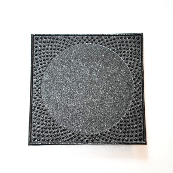 Nambu Ironware, Trivet mat, SEIHOUMARU (Square and round), Black