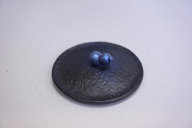 Nambu المشغولات الحديدية, غلاية حديدية - نوع ابريق شاي (ثنائي الاتجاه), HISAGO, bright blue, 0.5L