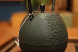 Nanbu Ironware Iron Kettle “Blue Lace Flower” 1.1L By Studio Nanohana, Nami Sasaki