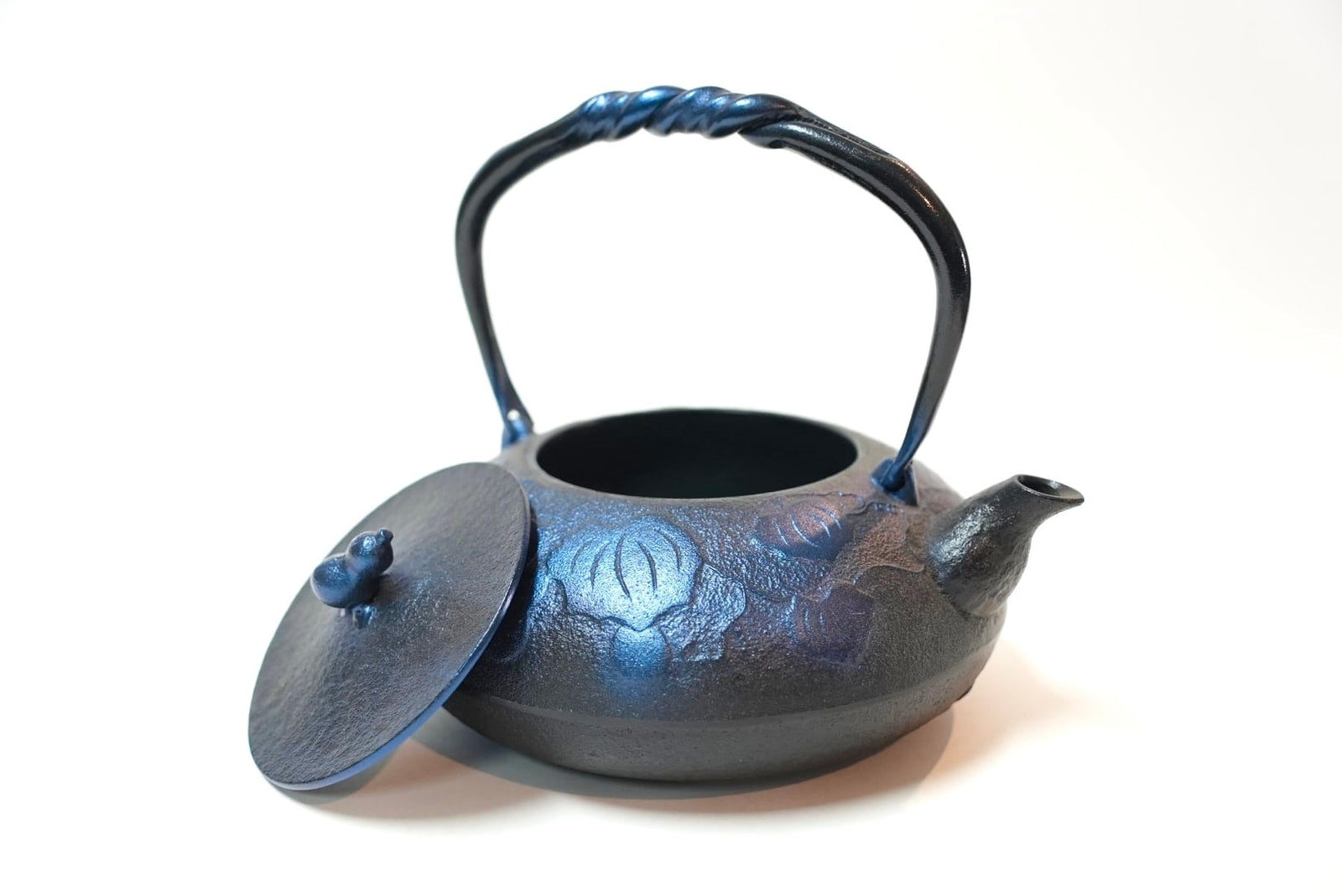 Cast Iron Kettle-Tetsubin, HISAGO (Gourd), azure, 1.2L