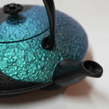 2-in-1 Cast iron kettle and teapot type, YIN AND YANG, Kawasemi (jade green), 0.75L, Authentic Japanese Nambu Ironware Tetsubin